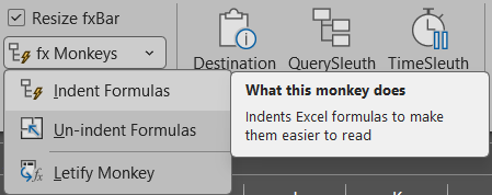 fxMonkeys Indent Formula option